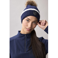 Gorro com pompom Horseware AA Monogram Marinho Azul-marinho