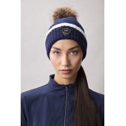 Gorro com pompom Horseware AA Monogram Marinho Azul-marinho