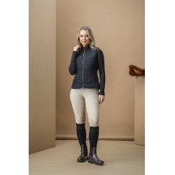 Colete acolchoado sem mangas Horseware AA Neve Monogram mulher Preto