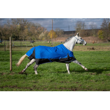 Cobertura Equithème Tyrex 1200D Aisance Azul / preto