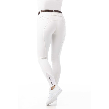 Calça Equithème Safir Branco / azul