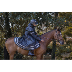 Impermeável Equithème RiderCoat Preto
