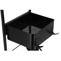 Carrinho curto porta-sela Hippotonic com cesto Preto Carrinho curto porta-sela Hippotonic com cesto Preto