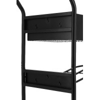 Carrinho curto porta-sela Hippotonic com cesto Preto Carrinho curto porta-sela Hippotonic com cesto Preto