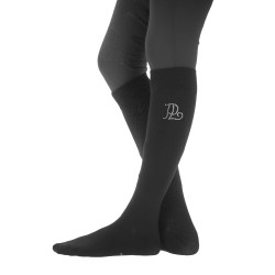 Meia Pénélope Luxe Strass Preto / prata