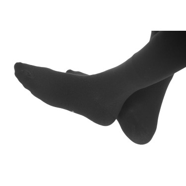 Meia Pénélope Luxe Strass Preto / prata