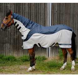 Camisa Tyrex Equithème Combofly Marinho / cinza Azul Camisa Tyrex Equithème Combofly Marinho / cinza Azul