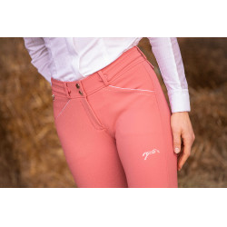 Calças de equitação Pénélope New Point Sellier feminina Rosa velho