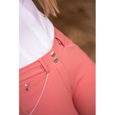 Calças de equitação Pénélope New Point Sellier feminina Rosa velho