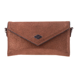 Bolsa Pénélope New Phone Pocket Glitter Cognac / glitter