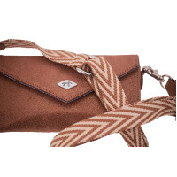 Bolsa Pénélope New Phone Pocket Glitter Cognac / glitter