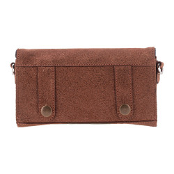 Bolsa Pénélope New Phone Pocket Glitter Cognac / glitter