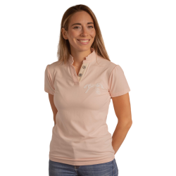 Polo Pénélope Victorine feminino Pêssego Rosa