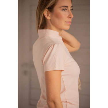 Polo Pénélope Victorine feminino Pêssego Rosa