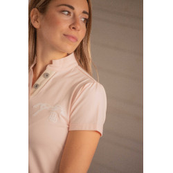 Polo Pénélope Victorine feminino Pêssego Rosa