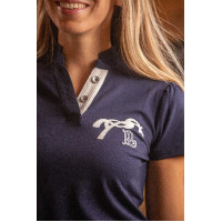 Polo Pénélope Victorine feminino Marinho Azul-marinho
