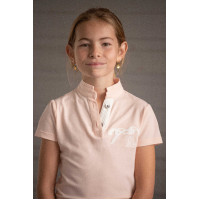 Polo Victorine Eden da Pénélope Bege / rosa