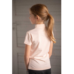 Polo Victorine Eden da Pénélope Bege / rosa