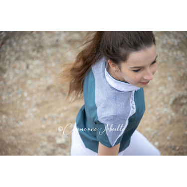 Polo Pénélope Indy Azul petróleo