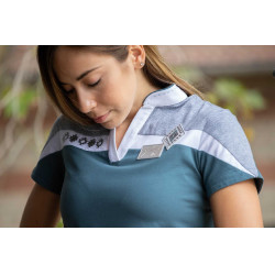 Polo Pénélope Indy Azul petróleo