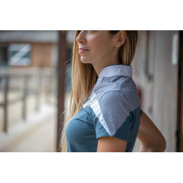 Polo Pénélope Indy Azul petróleo