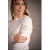 Sweatshirt Pénélope Virginia mulher Cru Branco