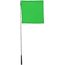 Stick etológico com bandeira Hippotonic Verde