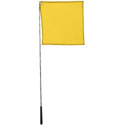 Stick etológico com bandeira Hippotonic Amarelo