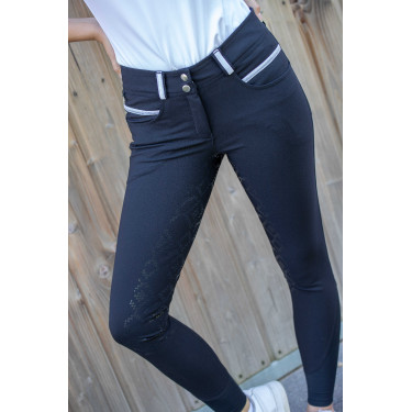 Calça Pénélope Fun com culote completo Azul-marinho