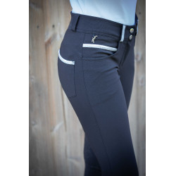 Calça Pénélope Fun com culote completo Azul-marinho