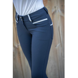 Calça Pénélope Fun com culote completo Azul-marinho