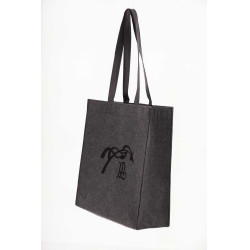 Bolsa Pénélope Feltro Cinza / preto Cinzento
