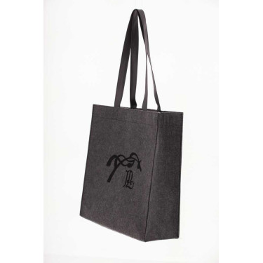 Bolsa Pénélope Feltro Cinza / preto Cinzento