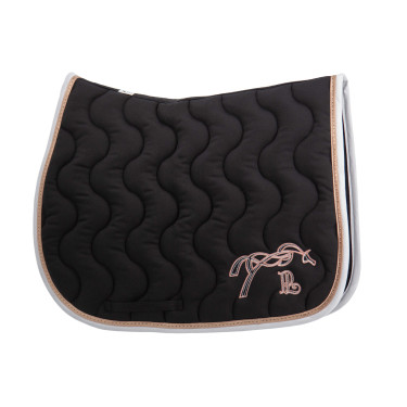 Almofada de sela Pénélope Classique Preto / branco / rosa