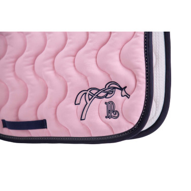 Almofada de sela Pénélope Classique Rosa claro / marinho