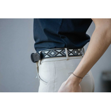 Cinto Pénélope Pearl Preto / branco