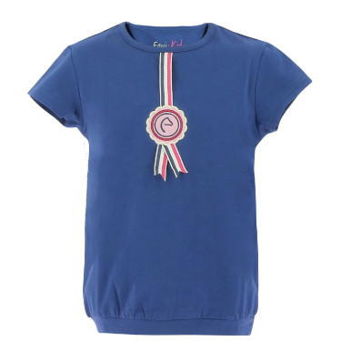 T-shirt Equithème Janice Azul-marinho