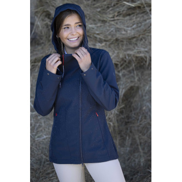Casaco softshell Equithème Lila Azul-marinho