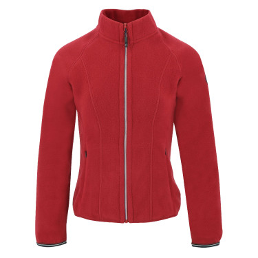 Casaco polar Equithème Lena Cereja Vermelho Casaco polar Equithème Lena Cereja Vermelho