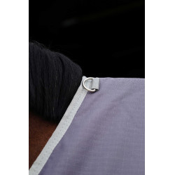 Capa Equithème Tyrex 1200D reciclada Cinzento-acastanhado Castanho Capa Equithème Tyrex 1200D reciclada Cinzento-acastanhado Castanho