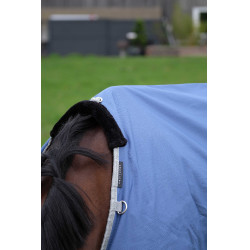 Capa Equithème Tyrex 600D reciclada Azul-marinho Capa Equithème Tyrex 600D reciclada Azul-marinho