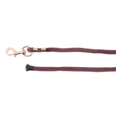 Corda de amarração Equithème Soft rose gold Bordéus Bord&amp;amp;amp;amp;amp;ocirc;