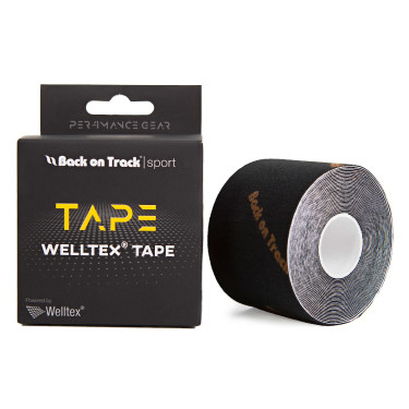 Fita adesiva Back on Track® Welltex® Preto