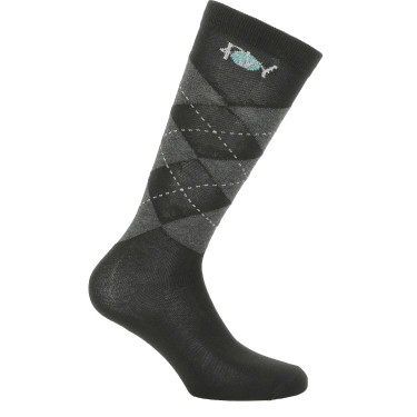 Meias Riding World Losango Preto Meias Riding World Losango Preto