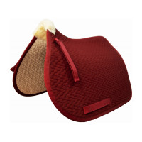 Tapis de selle T de T Thérèse Blanc