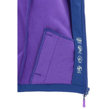 Softshell Equi-Kids Amandine Azul-marinho