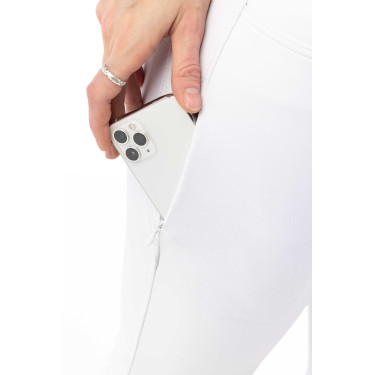 Calça push up Equithème Bella Branco Calça push up Equithème Bella Branco
