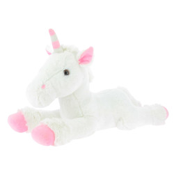 Peluche Equi-Kids Unicórnio modelo médio Branco / rosa
