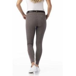 Calça Equitheme Gizel  Cinzento-acastanhado Castanho
