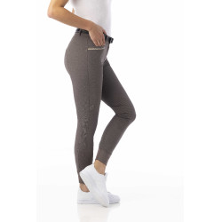 Calça Equitheme Gizel  Cinzento-acastanhado Castanho